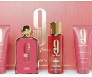 Afnan 9 am Pink Pour Femme Gift Set