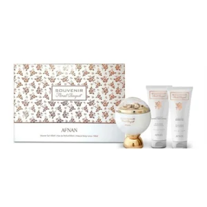 Afnan Souvenir Floral Bouquet Edp 100ml / Shower gel 100ml / Natural Body Lotion 100ml