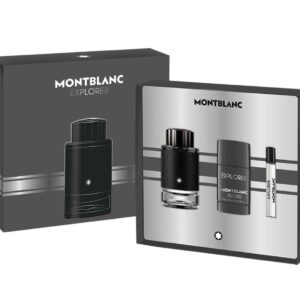 Mont blanc Explorer Pour Homme Gift Set  Edp 100ml / Edp 7.5ml / Shower Gel 100ml