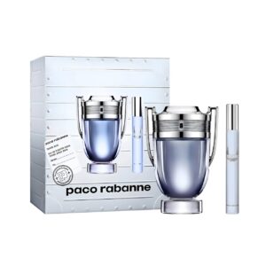 Paco Rabanne Invictus Edt 100ml / Edt Travel Spray Gift Set