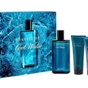 Davidoff Cool Water For Men Gift Set Edt 125ml / All in One Showergel 75ml / After Shave Balm 75ml